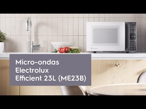 Video thumbnail of Forno Micro-ondas Electrolux ME23B 1100W 23 Litros 220V
