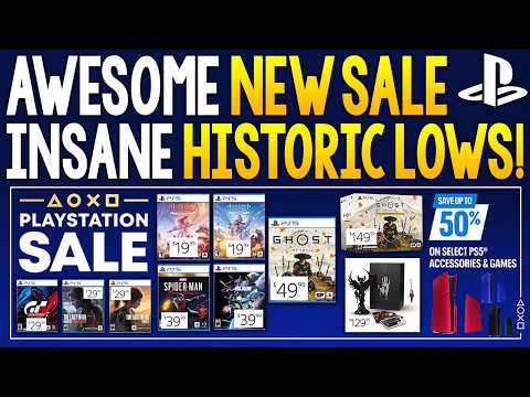 Awesome NEW PlayStation SALE - Insane HISTORIC LOW DEALS and More PS5 Game Deals!
