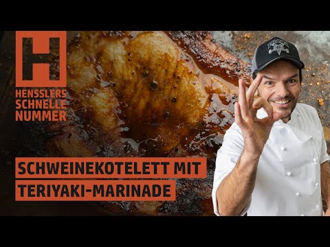 Schnelles Schweinekotelett vom Grill mit Teriyaki-Marinade Rezept von Steffen Henssler