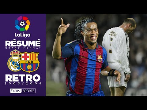 ⚽️↩️RESUME RETRO 🇪🇸 Le premier Clasico magique de Ronaldinho en 2004 !