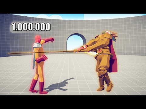 1.000.000 DAMAGE KING SWORD 1 vs 1 TOURNAMENT - TABS | Totally Accurate Battle Simulator 2023