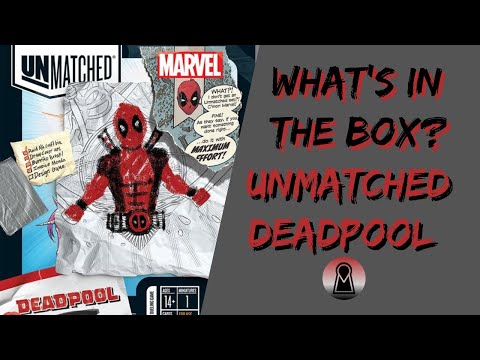 What's In The Box? Unmatched: Deadpool! Map and Key Gaming Unboxing!!!