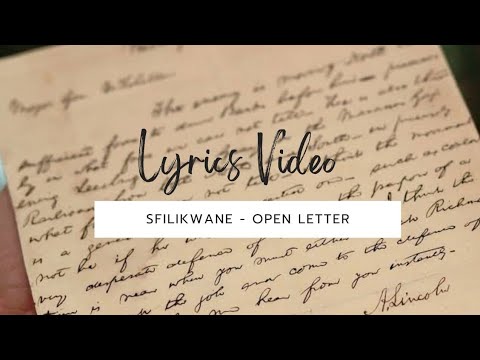 FSL 13. Sfilikwane - Open Letter (Prod. By SPeeKa) (Official Lyrics Video)