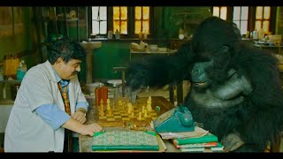 Hello Charlie | Gorilla Wants to play Chess Scene | Comedy & Funny Scene | #hellocharlie #comedy