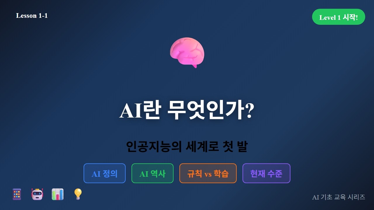 AI란 무엇인가? 강의 영상