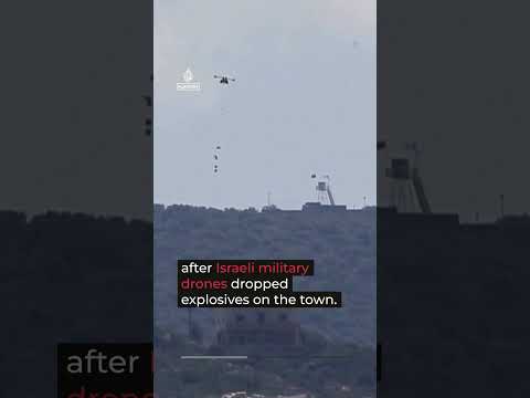 Israeli drones drop bombs on southern Lebanon’s Mansouri | #AJ shorts