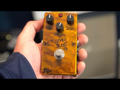 Immagine BJFE Honey Bee Overdrive (3-Knob) - Gold - 9