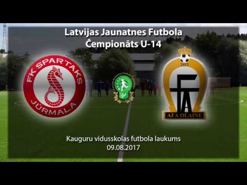 U-14 FK Spartaks/Jūrmalas SS - AFA Olaine (Highlights)