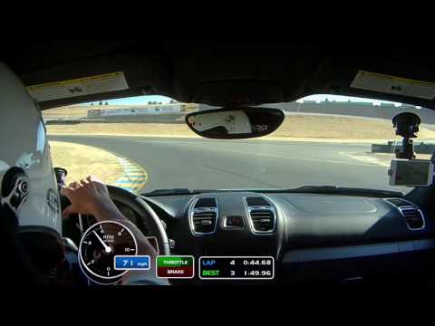 Sonoma Raceway with Porsche GT4 (1:47.8)
