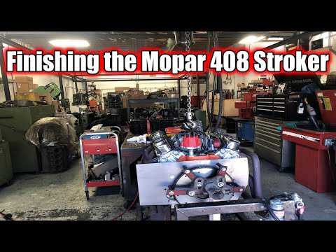 Mopar 408 Stroker FINISHED | Dodge LA 360 Stroker Kit | Forged Crank | Forged Rods | Forged Pistons