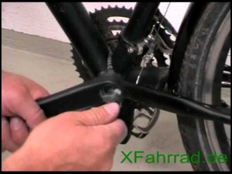XFahrrad.de - disassembling or assembling the crank