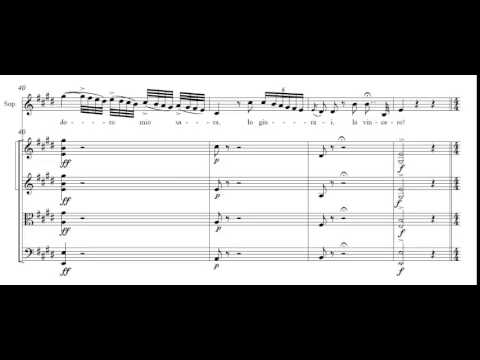 Una Voce Poco Fa (Il Barbiere Di Siviglia - Rossini) Score Animation