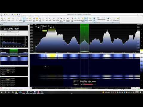 103.5 WTCM-FM Traverse City, MI - September 19, 2021 Tropo from Tabernacle, NJ