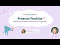 Progress Tracking Everyday Speech Training