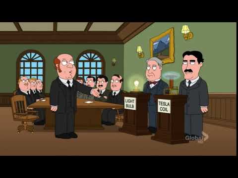 Family Guy   Edison vs Tesla