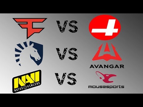 Starladder CS:GO Major Berlin | FaZe vs CR4ZY | Liquid vs AVANGAR | NaVi vs mousesports
