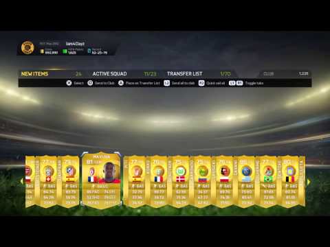 2015 PACK OPENING! With 2x 100k Packs