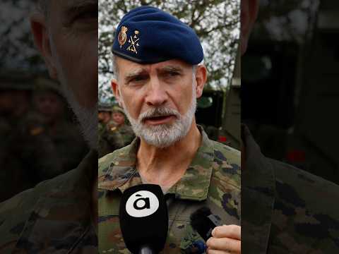 Felipe VI sobre el accidente: «Lo primero es lamentar esta tragedia tan terrible» #shorts