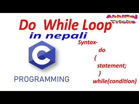 Do While Loop C Programming Tutorial In Nepalido While Loop Example