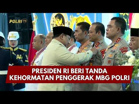 PRESISI UPDATE: PRESIDEN RI BERI TANDA KEHORMATAN PENGGERAK MBG POLRI 13/02/26 (21.00)