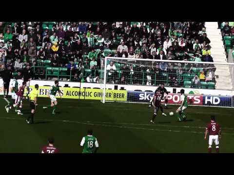 Hearts vs Hibs 03/04/2011 Ryan Stevenson Goal HD