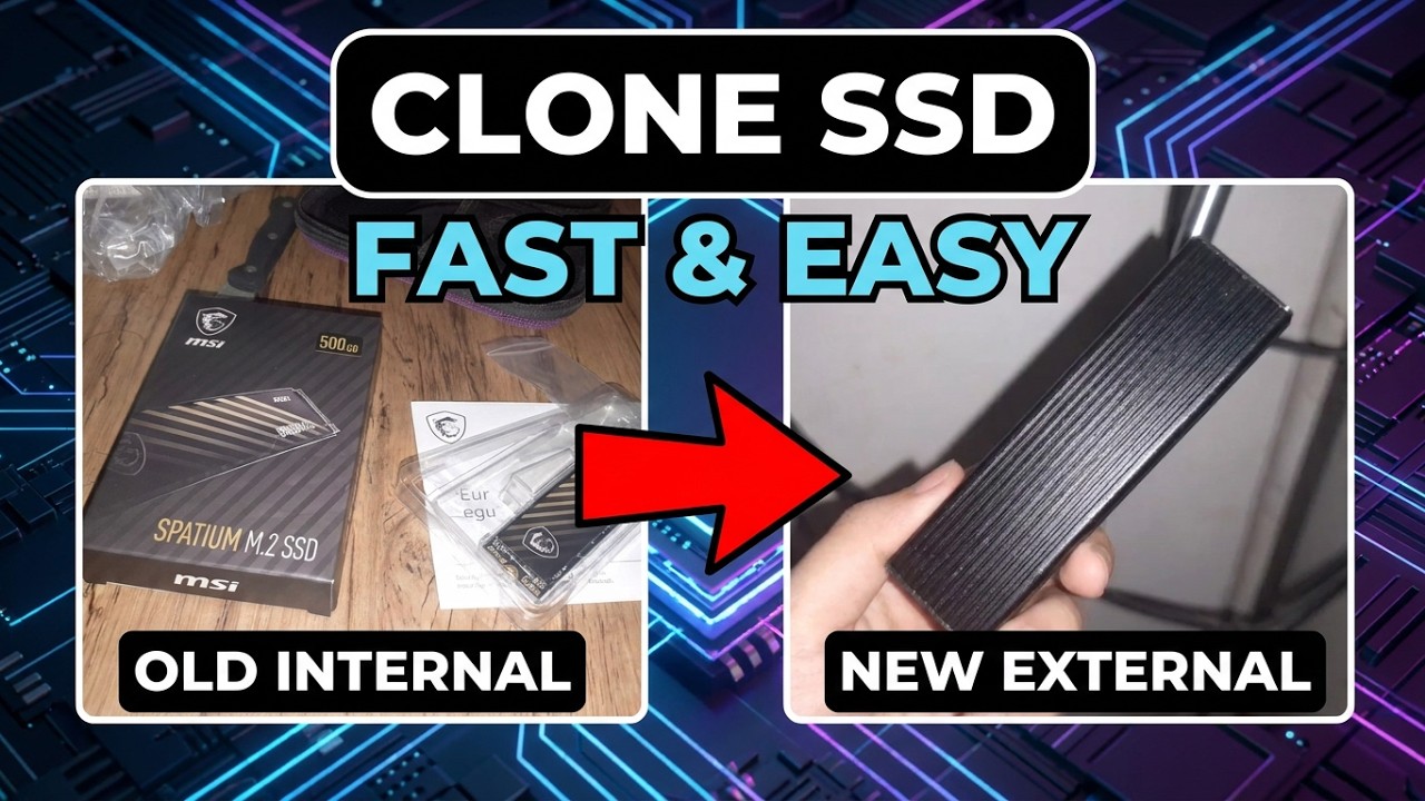 How to Clone and Swap from Old Internal SSD to External SSD