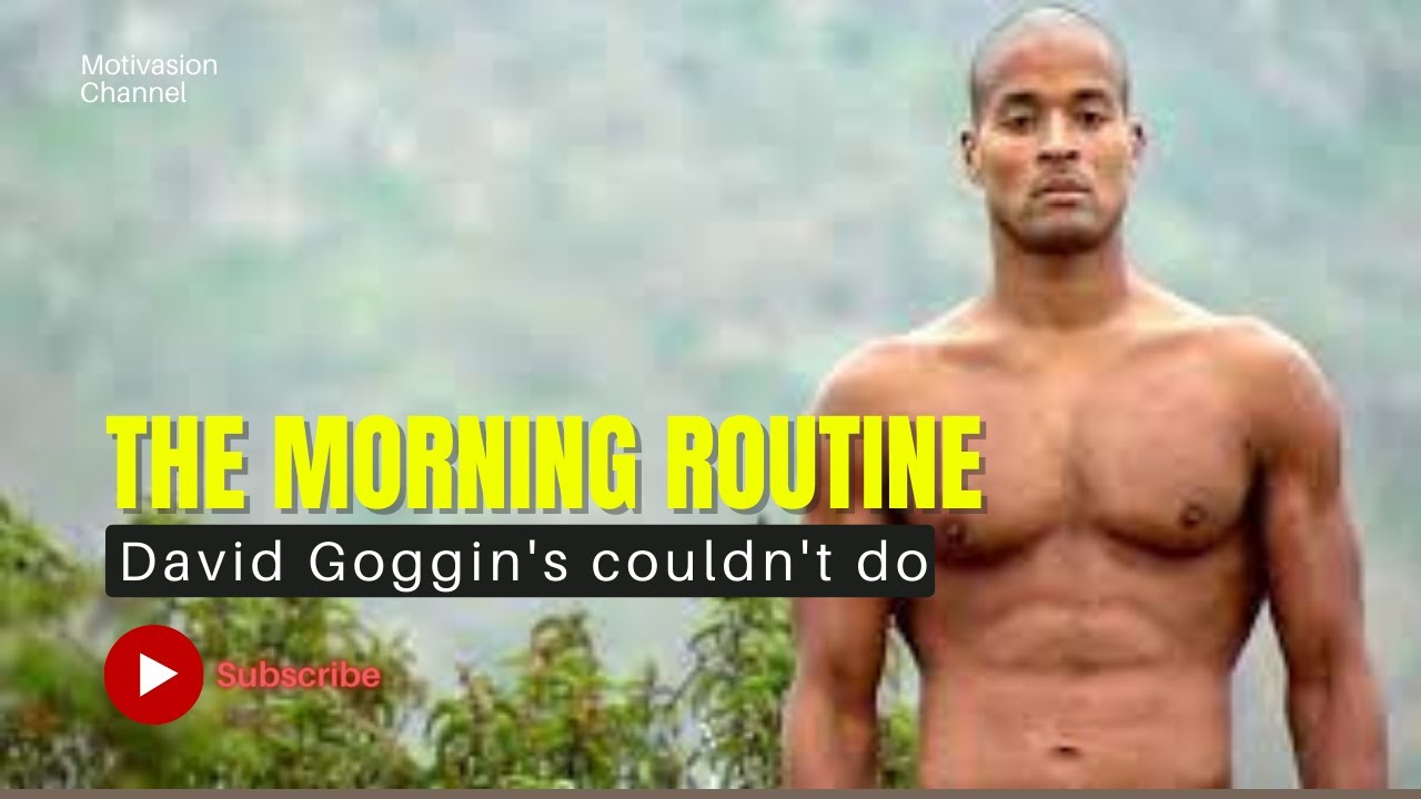 The morning routine David Goggin's couldn't do #goggins #davidgoggins