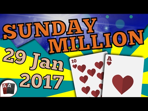 [29 January 2017] PokerStars Sunday Million Final Table Replay (Cards-Up) | Series Player