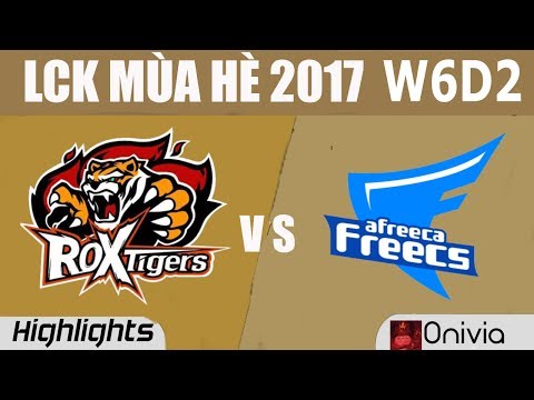 ROX vs AFS Highlights Game 3 LCK MÙA HÈ 2017 ROX Tigers vs Afreeca Freecs
