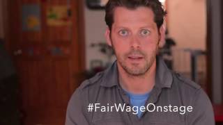 David Furr #FairWageOnstage video