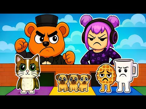 BOYS💙 vs GIRLS🩷 2 ROWS | +99 LUCK🍀 STEAL A BRAINROT😱💀