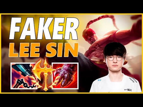 ⚡FAKER LEE SIN JUNGLE GAMEPLAY⚡SEASON 12 LEAGUE OF LEGENDS