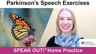 Parkinson’s Speech Exercises: MONARCH BUTTERFLIES
