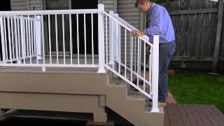 How To Install The Harmony Railing Aluminum Stair Panel