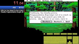 Quest for Glory: So You Want To Be A Hero (Deadly Fragmentation Bug%) in 0:10.9