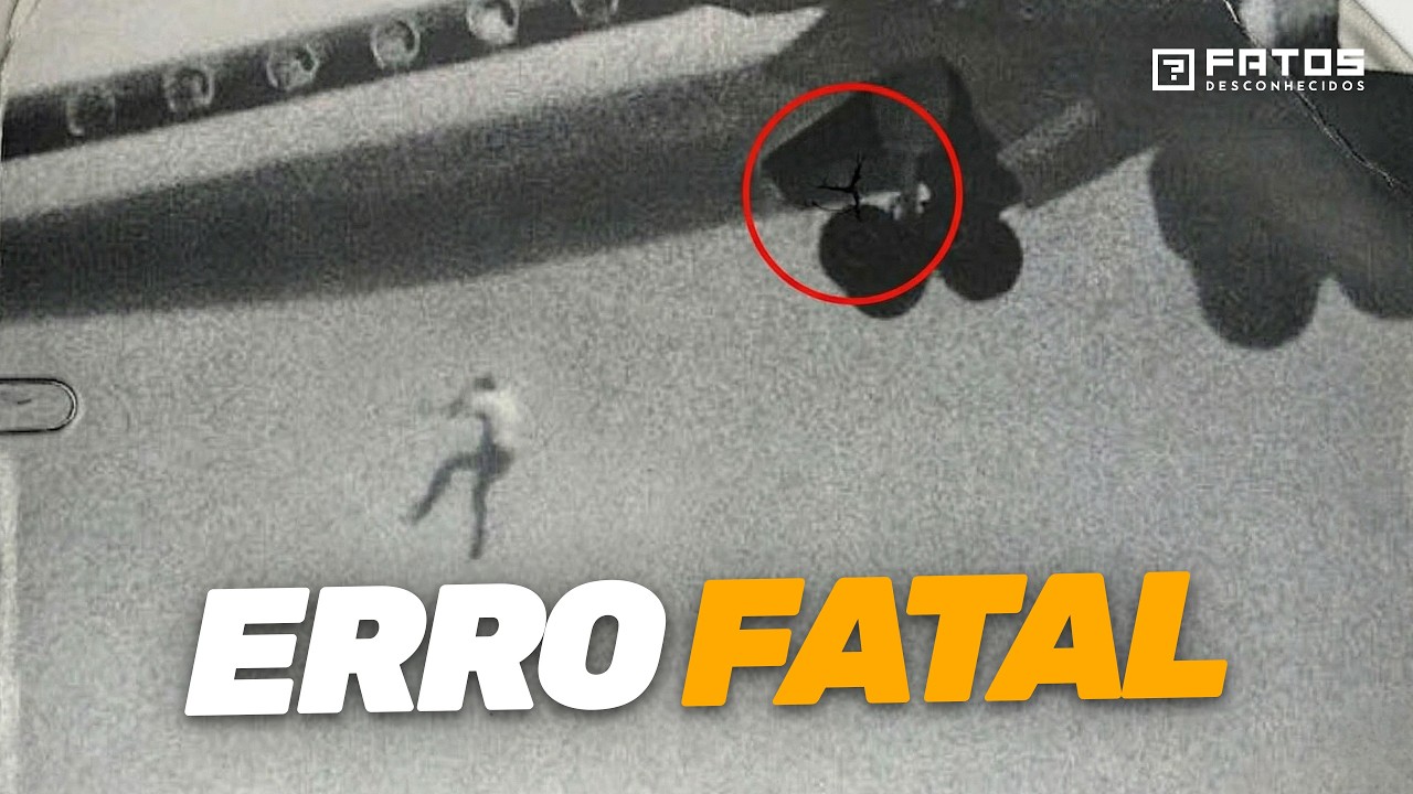 O detalhe assustador que ninguém notou nesta foto de avião...