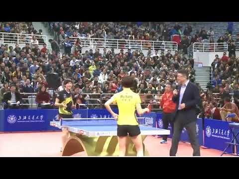 🏓 Chinese National Team Visited Shanghai JiaoTong University 2013 | DING Ning | WU Yang Part 3