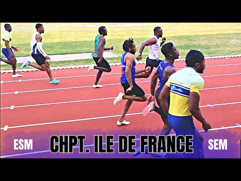 Chpt. Ile de France - 100m  ESM / SEM