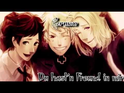 [APH/Hetalia AMV Multilanguage] - You've Got a Friend in Me - (Bad Trio)