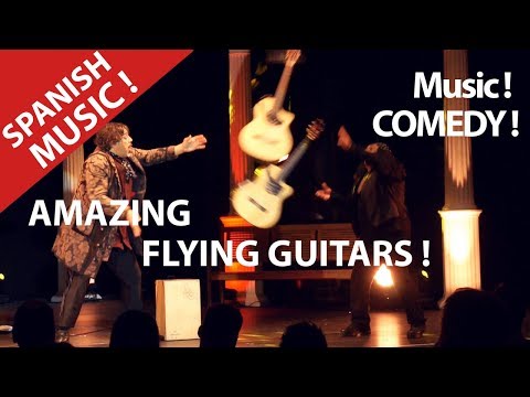 Flying Guitars ! Flamenco ! Comedy Show ! Guitar ! Fun ! Funny Comedy Show !Je Pousse Un Cri Video