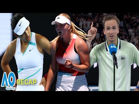 Raducanu OUT, Tauson IN | Medvedev INSULTS Kyrgios Crowd, Osaka vs Anismova | Australian Open 2022