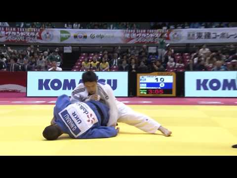 GWAK Dong han KOR -  NHABALI Quedjau UKR.  -90 kg.  Grand Slam Tokyo 2014