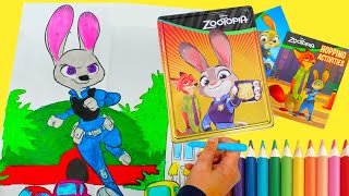 Zootopia Coloring Activities for Kids