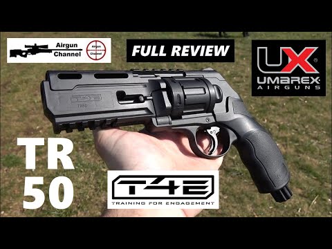 Umarex TR50 (.50 caliber) T4E Revolver - Full Review - Co2 Pistol for Non Lethal Self Defense