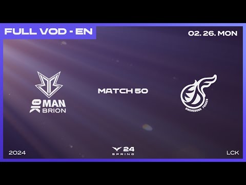 BRO vs KDF | 2024 LCK Spring Split