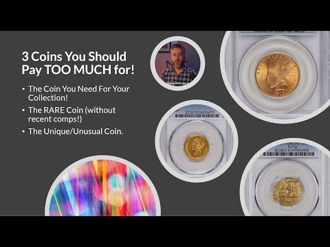 3 RARE Coins You Should OVERPAY for NOW!!     Numismatics Coins Collecting Investments GOLD COINS