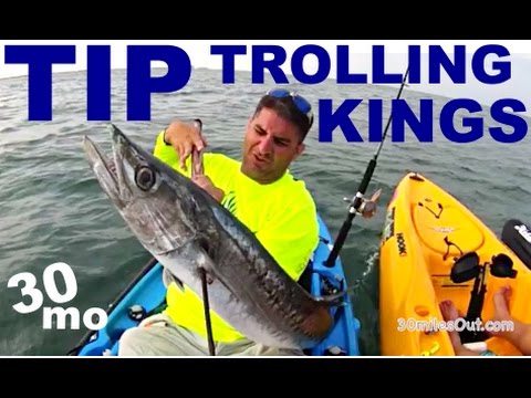 KAYAK FISHING - "TIPS with TY" TROLLING FOR KINGS with Rat-L-Traps