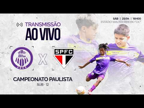 REAL SOCCER X SÃO PAULO F.C. - AO VIVO - CAMPEONATO PAULISTA SUB 12 | 2026