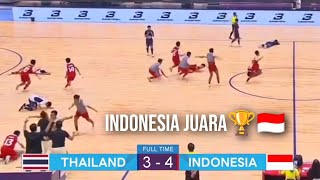 Download lagu HAJAR TUAN RUMAH THAILAND  JUARA ASEAN🏆🇮🇩 Detik-detik Timnas Futsal Indonesia Juara AFF Futsal U-16 mp3