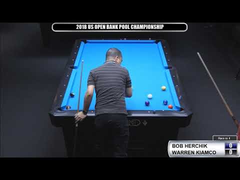2018 US Open Bank Pool Championship: Warren Kiamco vs Bob Herchik